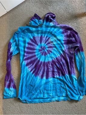 Tie-Dye Blue & Purple Puppie Love Hoodie t Shirt